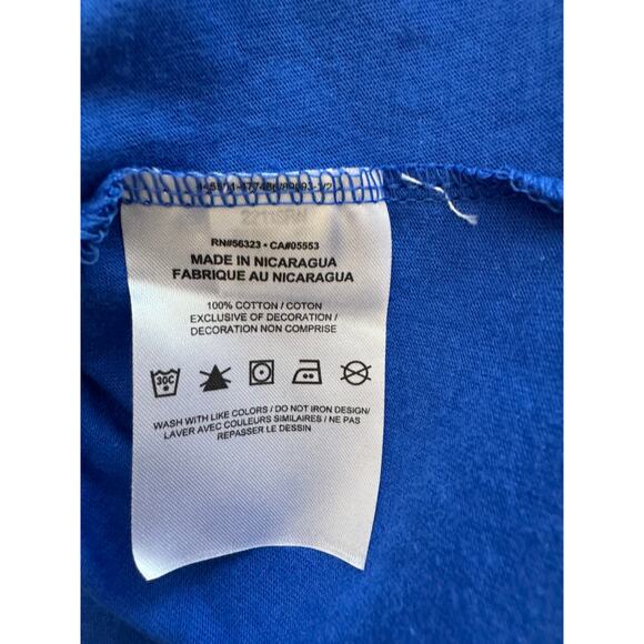 New ~ NIKE ~ Women's USWNT 2023 Script Blue Soccer T-Shirt Size L - Picture 5 of 5